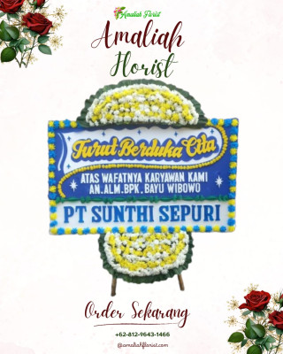 Papan Bunga Duka di Cakranegara Selatan Baru