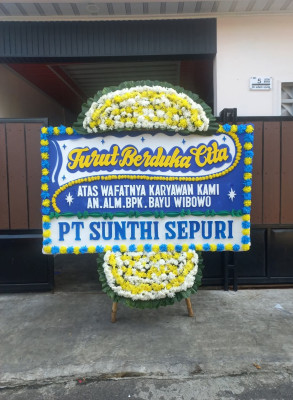 Papan Bunga Duka di Cakranegara Selatan Baru