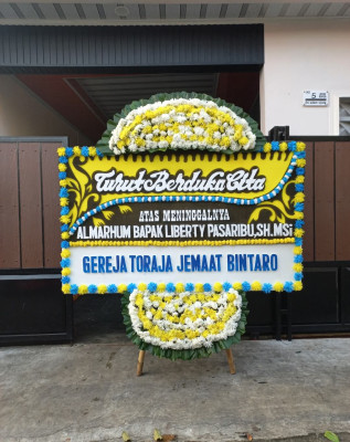 Papan Bunga Duka di Cakranegara Selatan Baru
